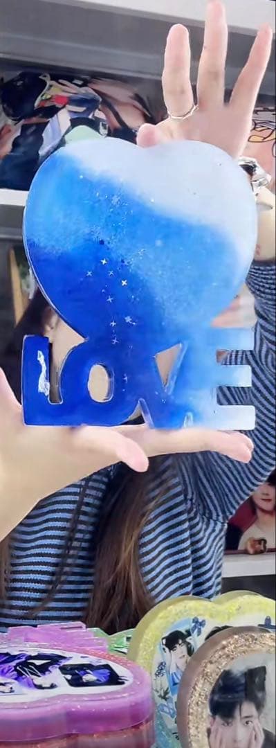 新作 王一博 肖戦 超大Loveスタンド　置物 3点セット❣️確認用❣️0108