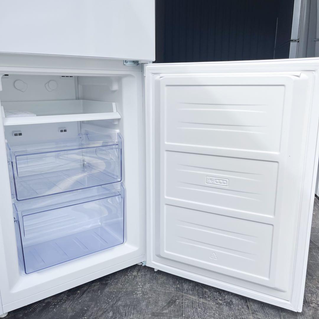 134取付無料！高性能シンプルホワイトインテリア 2024年製大容量冷蔵庫！