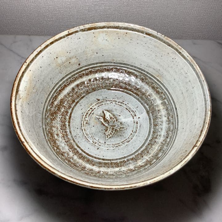 特別値下げ　河村喜太郎作　三島手　鉢