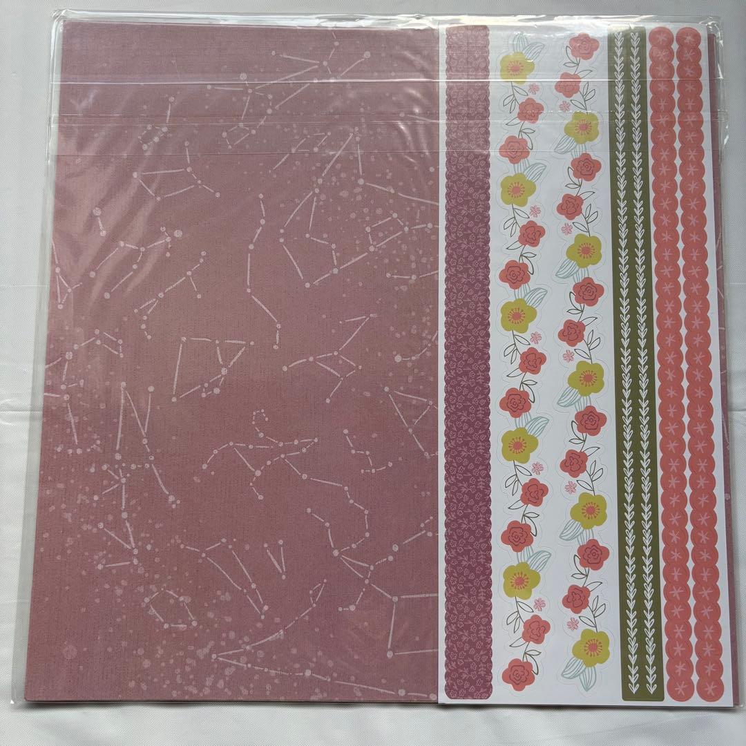 クリエイティブメモリーズ デザインペーパー＋マットペーパー＋おまけ