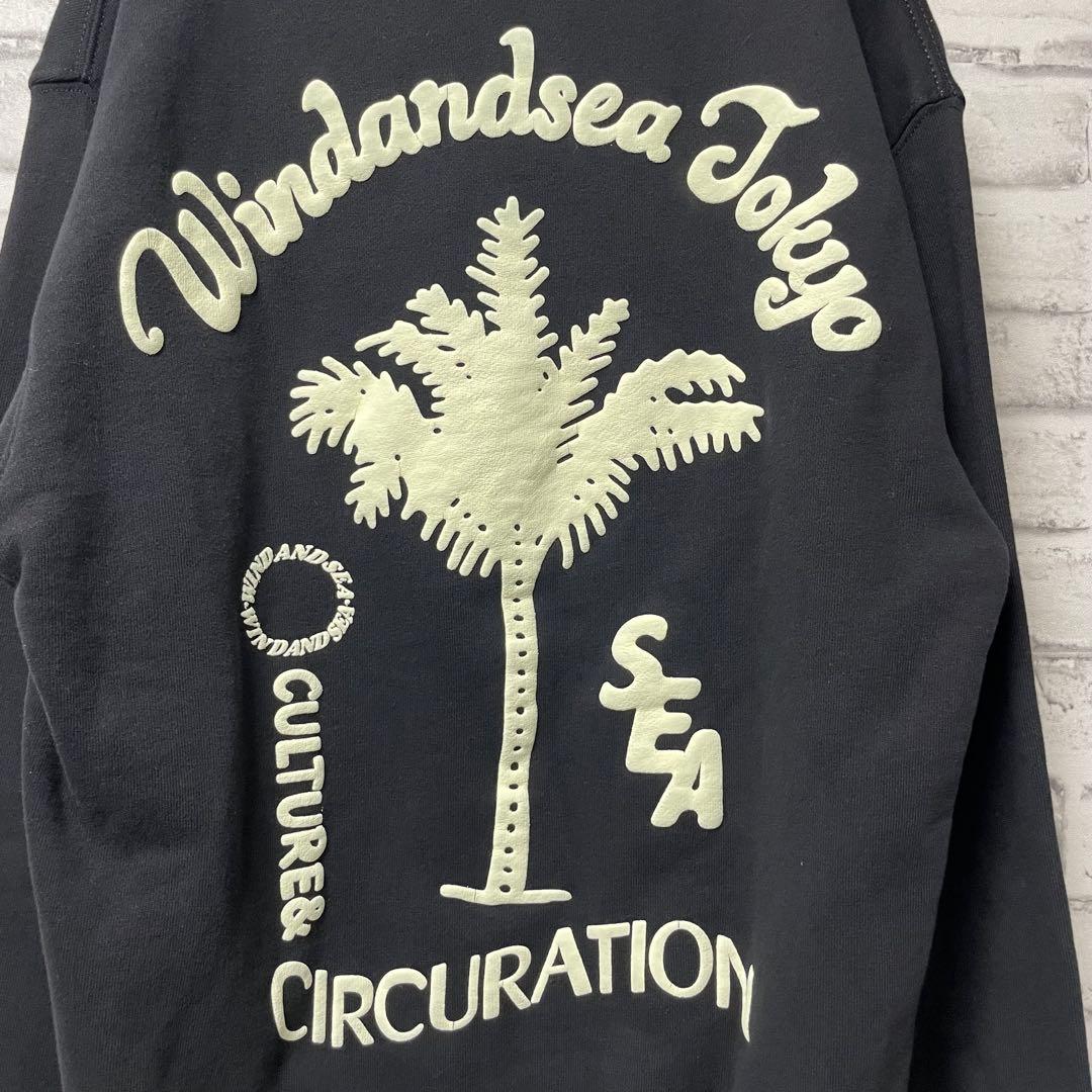 美品！ 希少！ 東京店舗限定 WIND AND SEA ブラックパーカー 大きめ