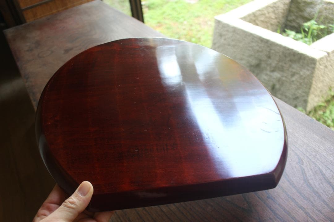 専用！極上朱漆の美しい後藤塗の半月盆4点（検輪島塗半月膳お盆