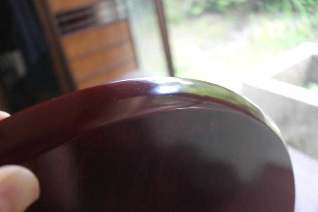 専用！極上朱漆の美しい後藤塗の半月盆4点（検輪島塗半月膳お盆