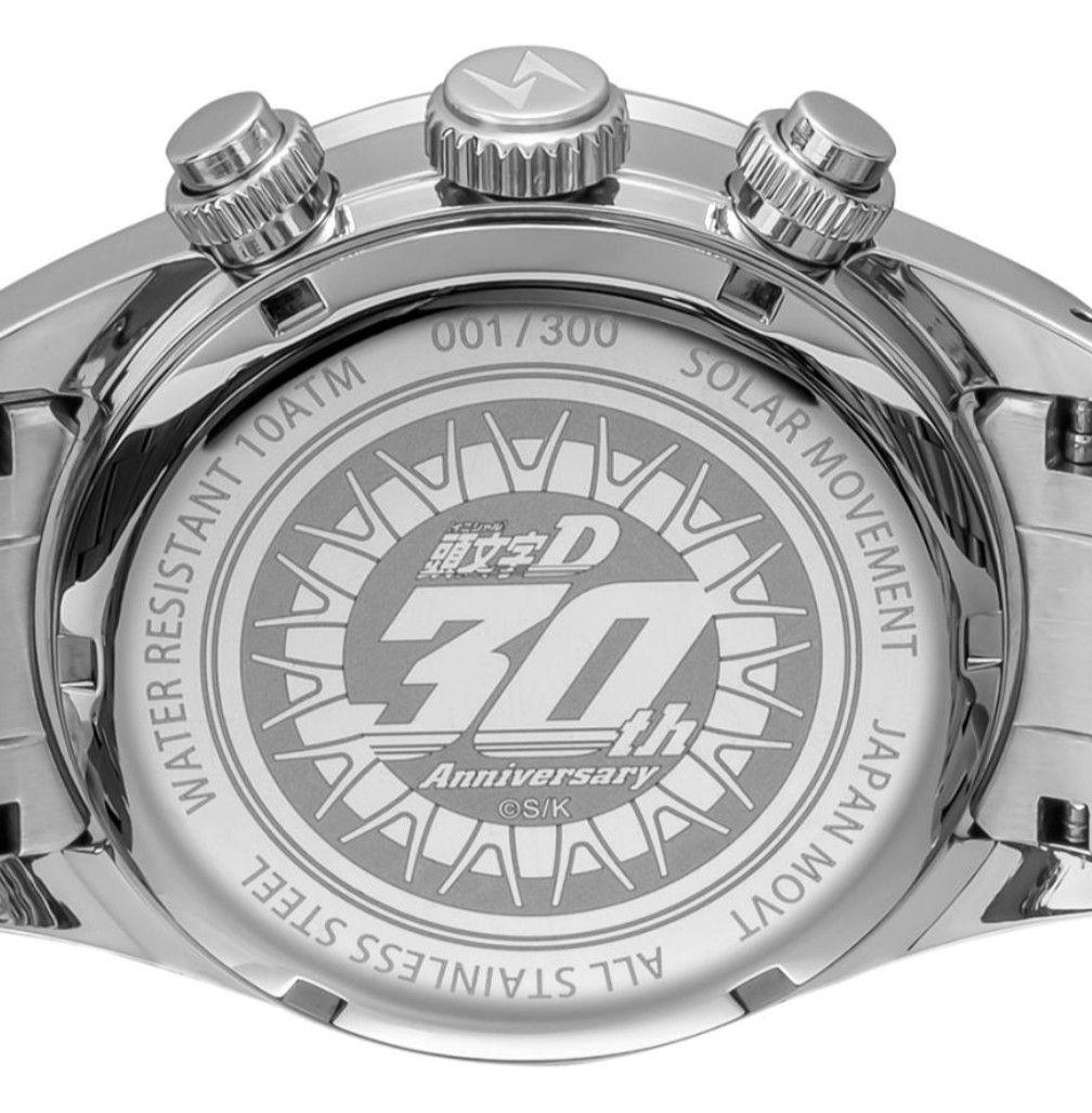 頭文字D腕時計 30周年 記念コラボ 佐藤真子 300本限定シリアルナンバー入り