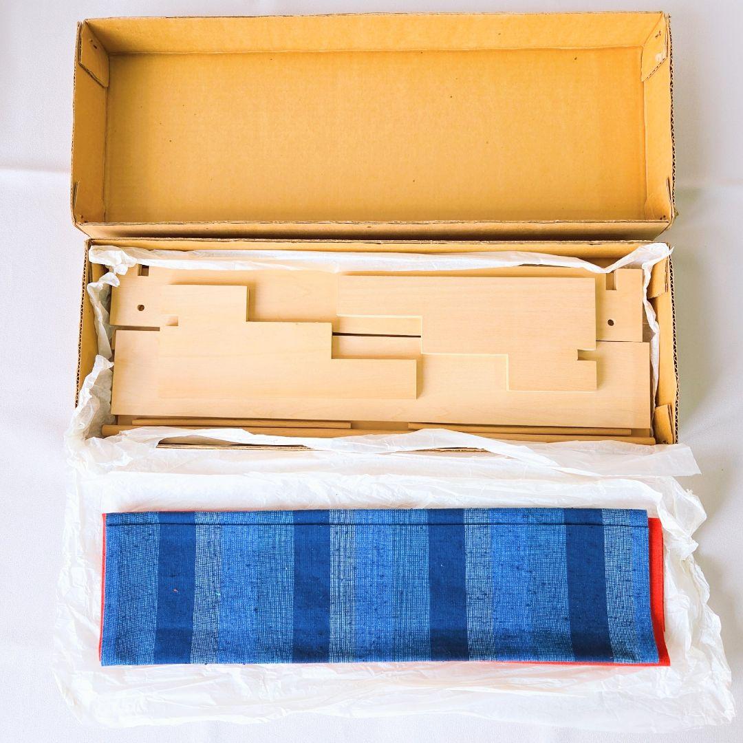 【廃番】小黒三郎 組み木 ひな人形 三段飾り 円びな