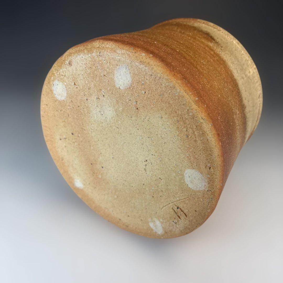 茶道具】加藤孝三造 利休信楽写水指（共箱）塗蓋付☆送料