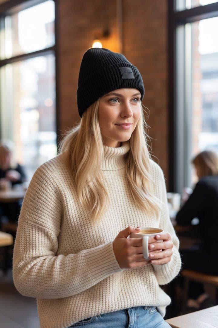 新品 COACH コーチ ユニセックス ニットキャップ／ビーニー