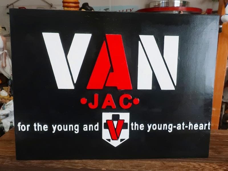 昭和1960年代VANショップ店内木製看板、ヴィンテージ物大変貴重です。
