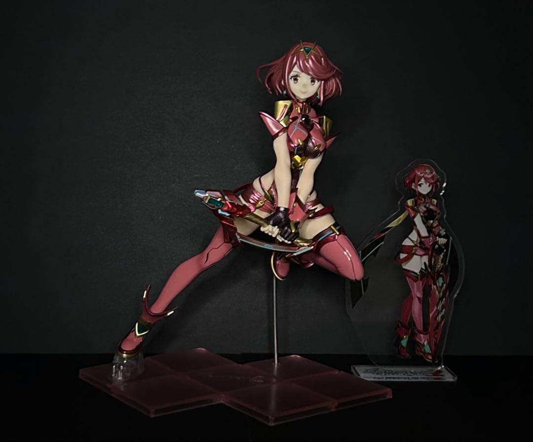 ゼノブレイド2ホムラヒカリ1/7スケール 塗装済完成品フィギュア　アクスタセット