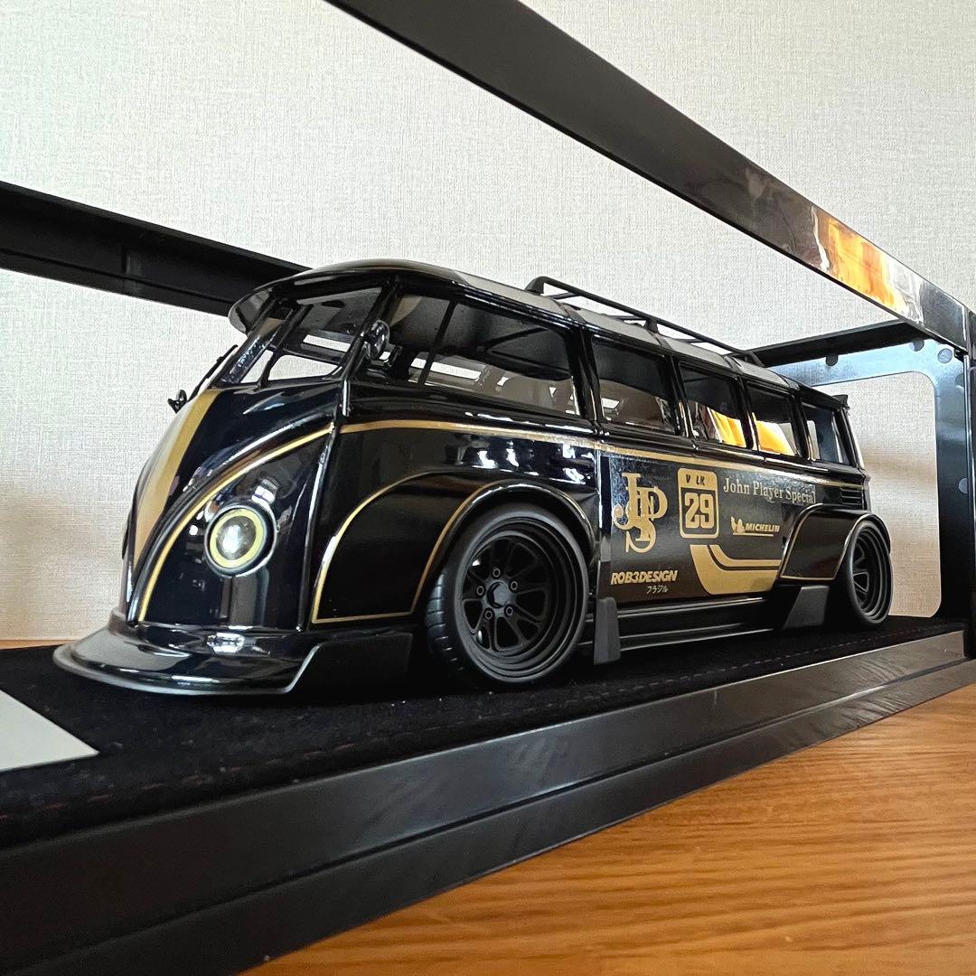 PYOMAROさま専用1/18 フォルクスワーゲン バス JPSカラー