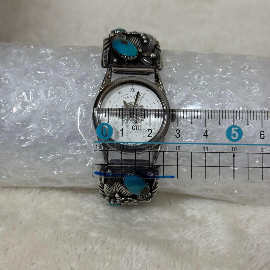 NAVAJO ナバホ 腕時計 ターコイズ 銀製 シルバー925 インディアン