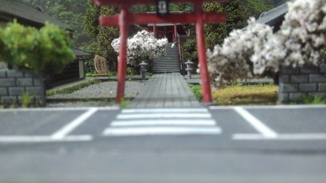 プラモデル✨神社✨寺✨お城✨ミニチュア✨ジオラマ✨30㎝×