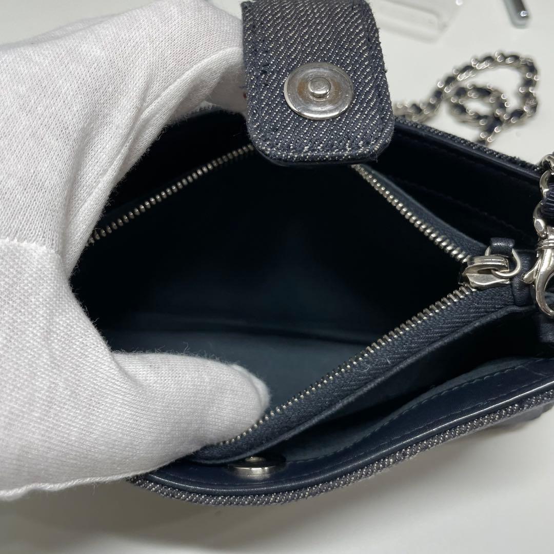 CHANEL ドーヴィル　ポシェット　デニムショルダーバッグ