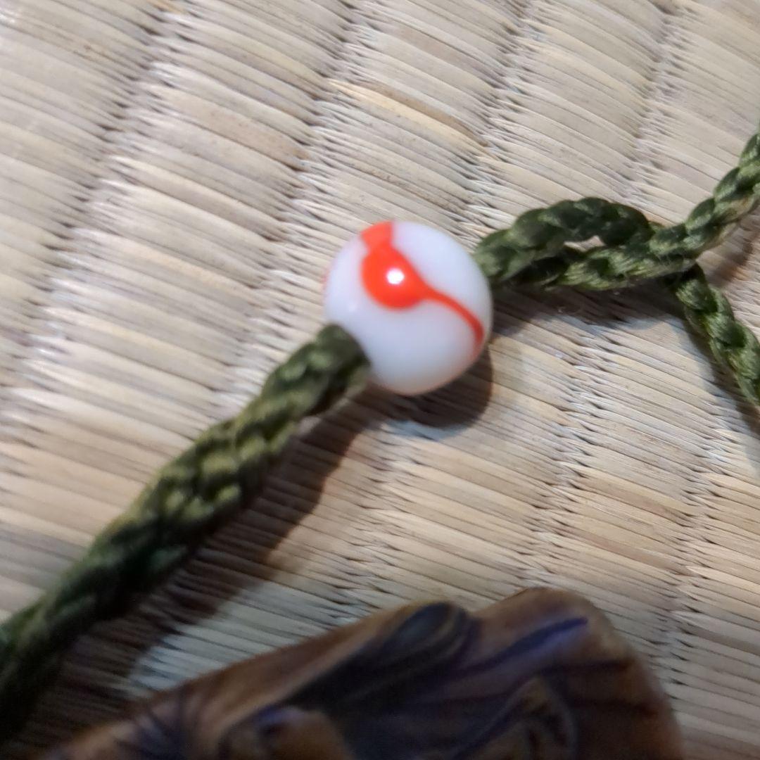 印籠　金蒔絵梅の花　人物根付