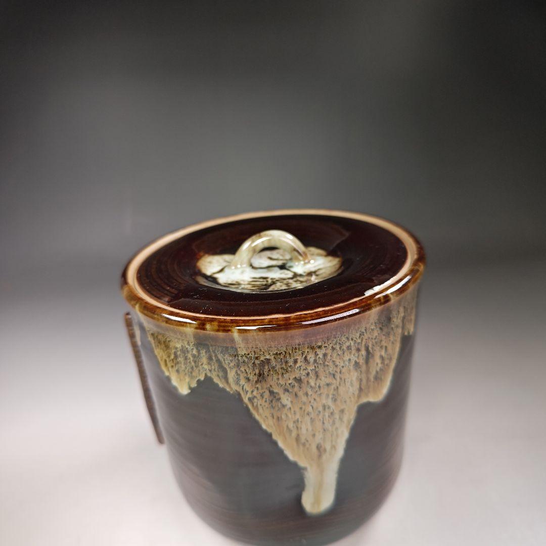 イ633 水指『前大徳寺和尚極箱銘松風』『高取青柳翠峰作』茶道具