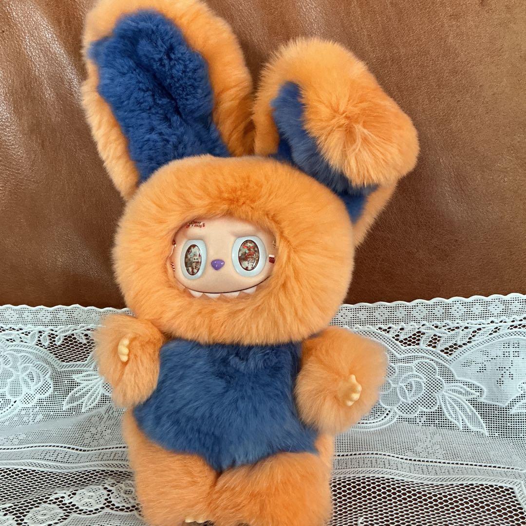 ラブブ　ジモモ　ポップマート　うさぎ　オレンジ　青