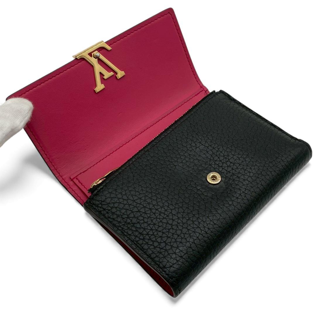 Y【超極美品】ルイヴィトン 三つ折財布 ポルトフォイユ・カプシーヌ コンパクト