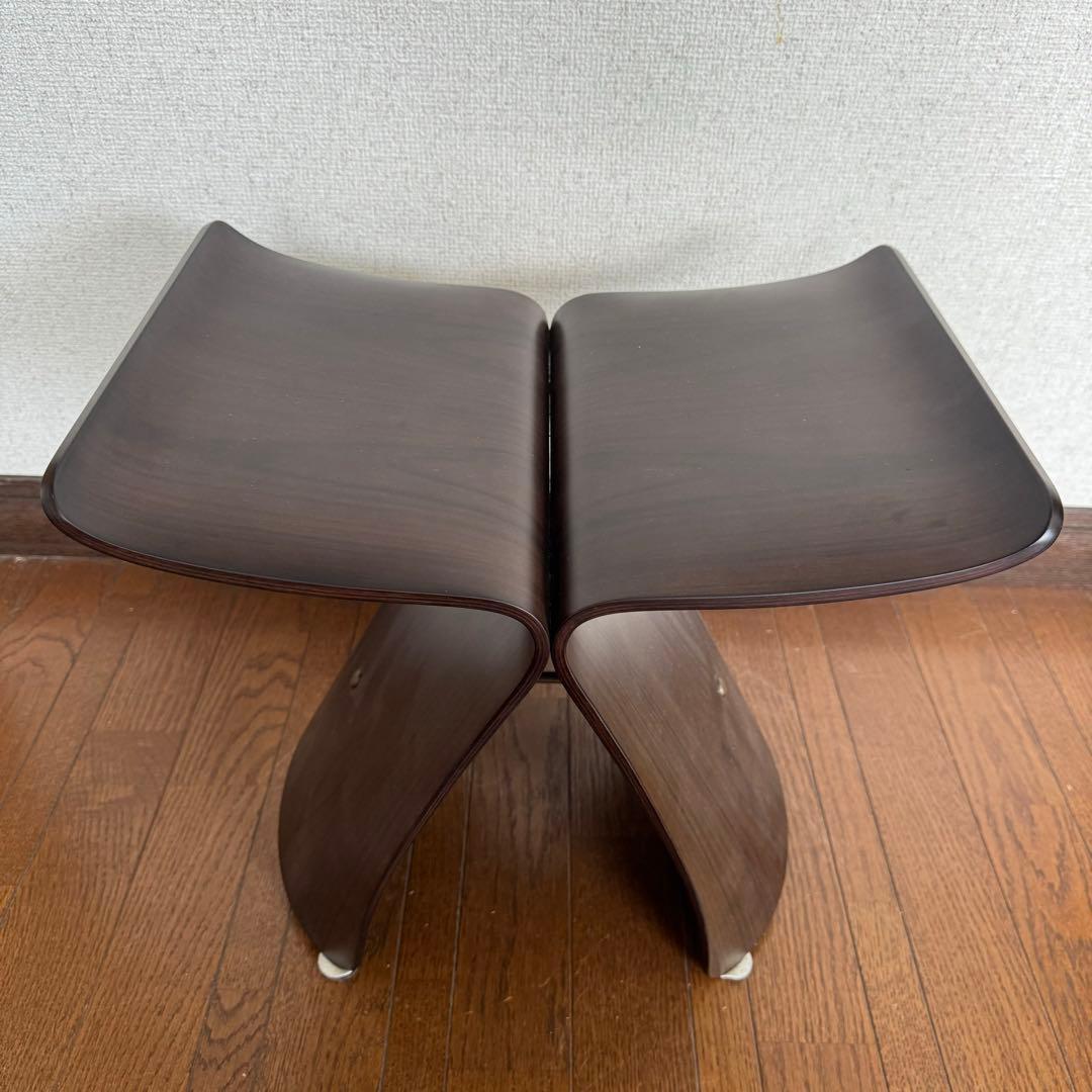 天童木工 バタフライスツール 椅子 民藝 柳宗理 ビンテージ チェア 古道具