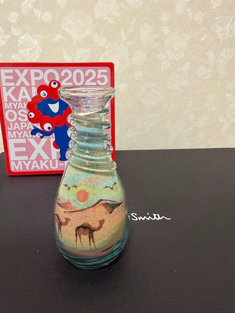 大阪万博ヨルダン館のサンドアート！ 万博 ヨルダン 砂アート サンドアート 大阪関西万博 万博限定文字入り