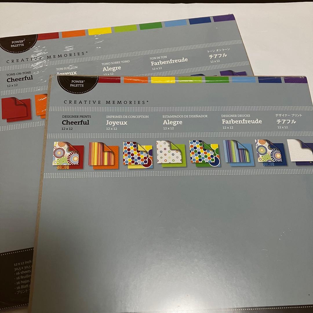 Creative Memories 12インチペーパー色々セット