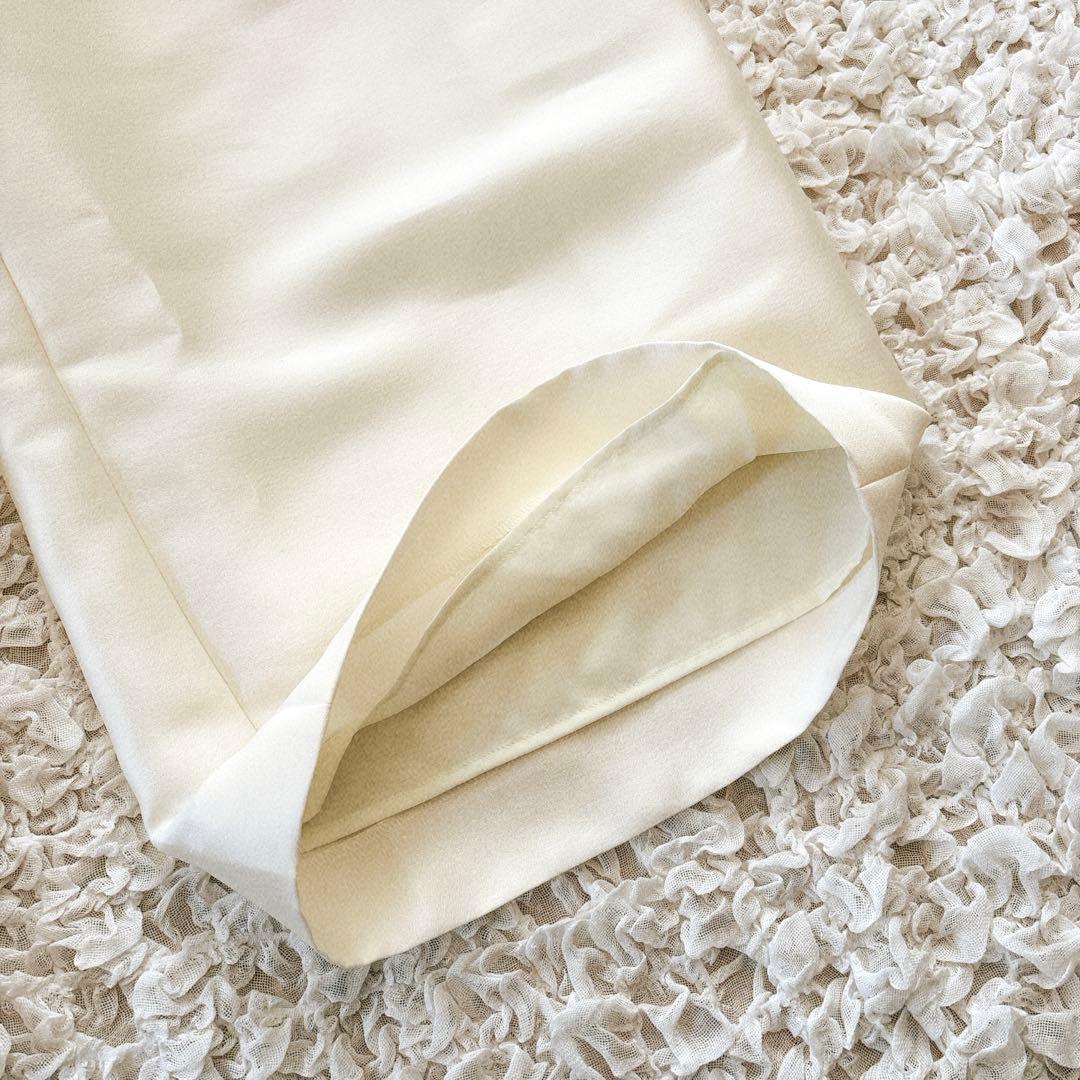 2024SS Heve へイヴ シアーサテンガウチョPT S M 38 CATEGORY ボトムス