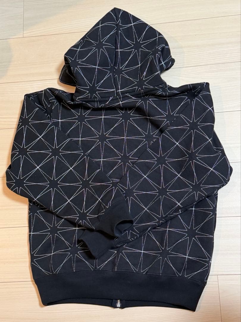 BoTT 幾何学模様 フルジップパーカー　Mサイズ　ボット