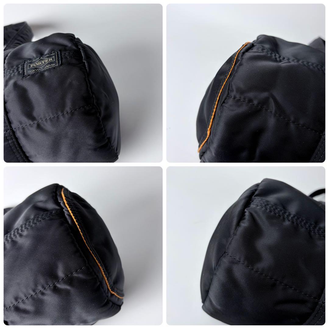 【の】PORTERポーター TANKER タンカー ミニボストンS日本製黒