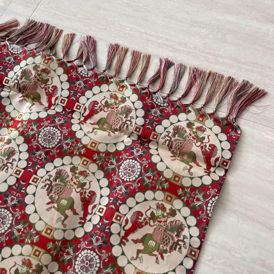 A未使用保管品龍村美術織物葡萄唐草文錦白銀+黄金iPhone11ProMax用 未