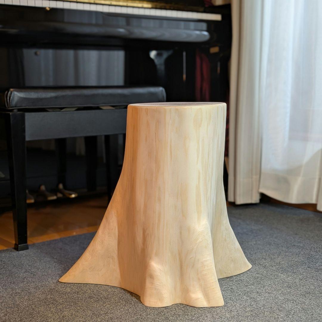 Ai　檜　切り株　丸太　椅子　スツール　 高さ約43.5㎝