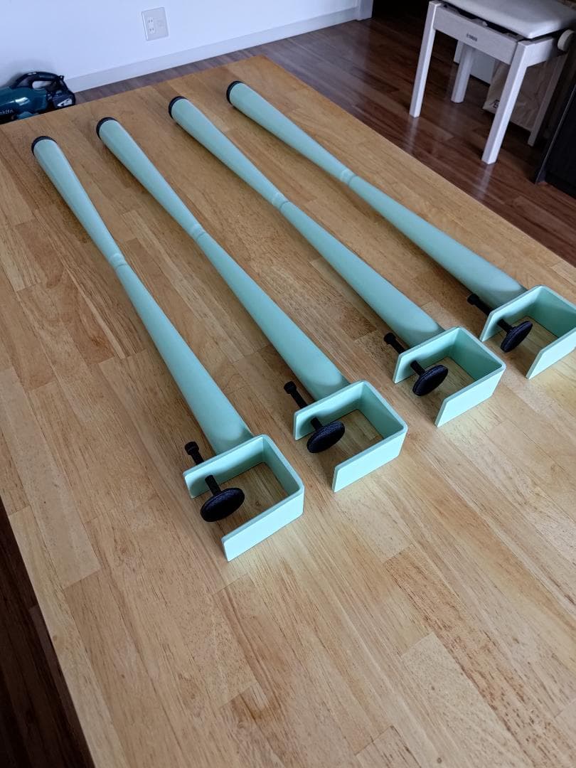 テーブル脚 クランプ式