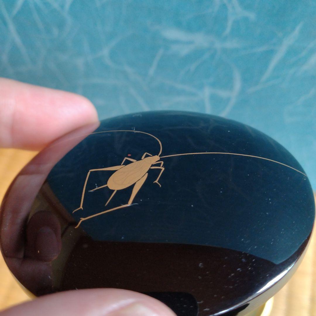 茶道具　期間限定特価　鈴虫香合(鳳斎)内金地