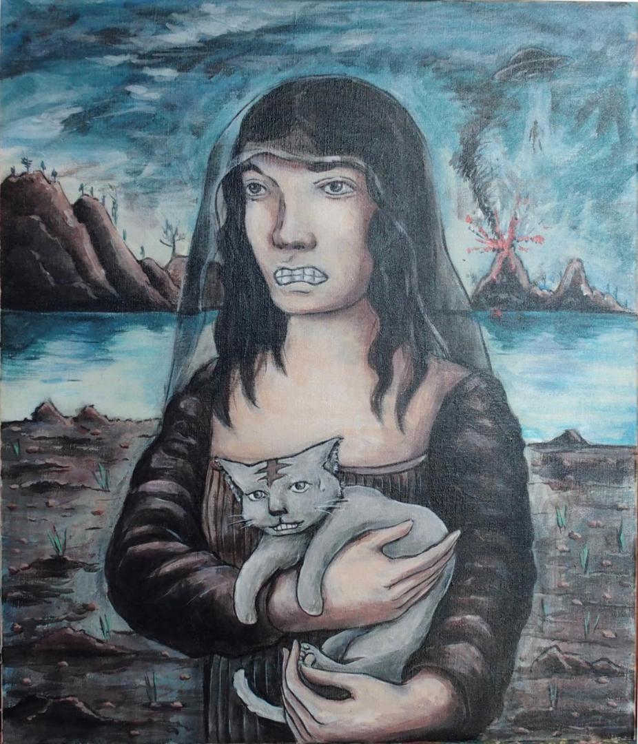 真筆保証【内山田画廊 謹製】ワダールの激情f10号キャンバス