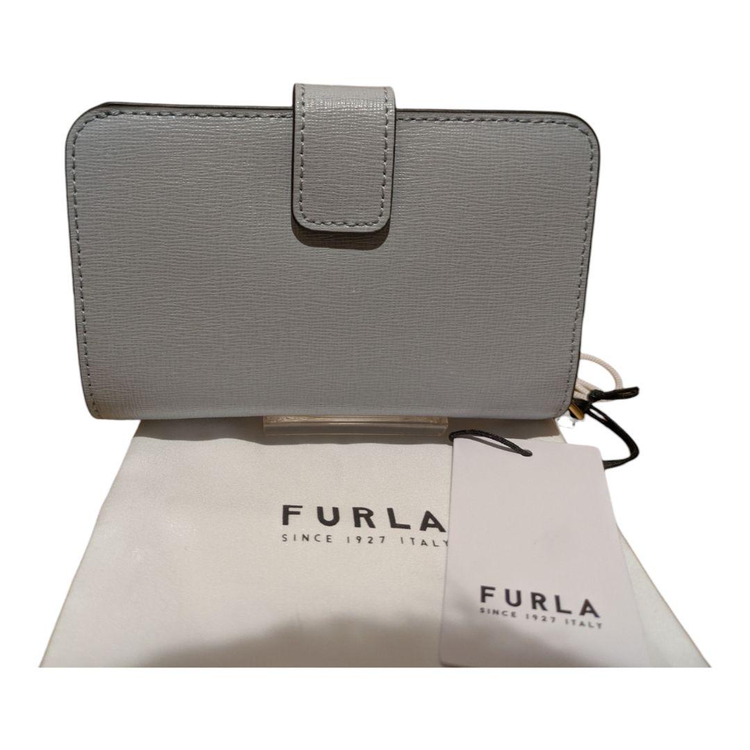 【新品未使用】 FURLA フルラ BABYLON(バビロン) M 水色　ブルー