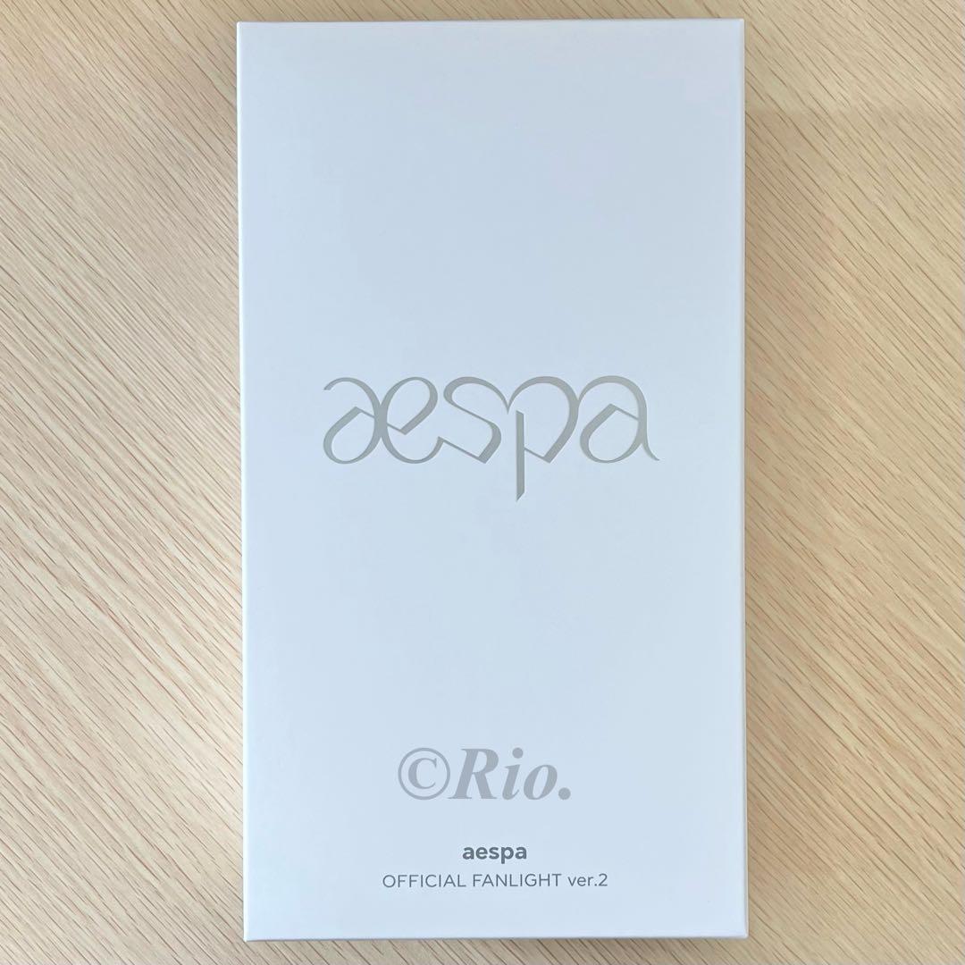 トレカ4枚付き aespa 公式 ペンライト VER.2 最新 ver2 新品