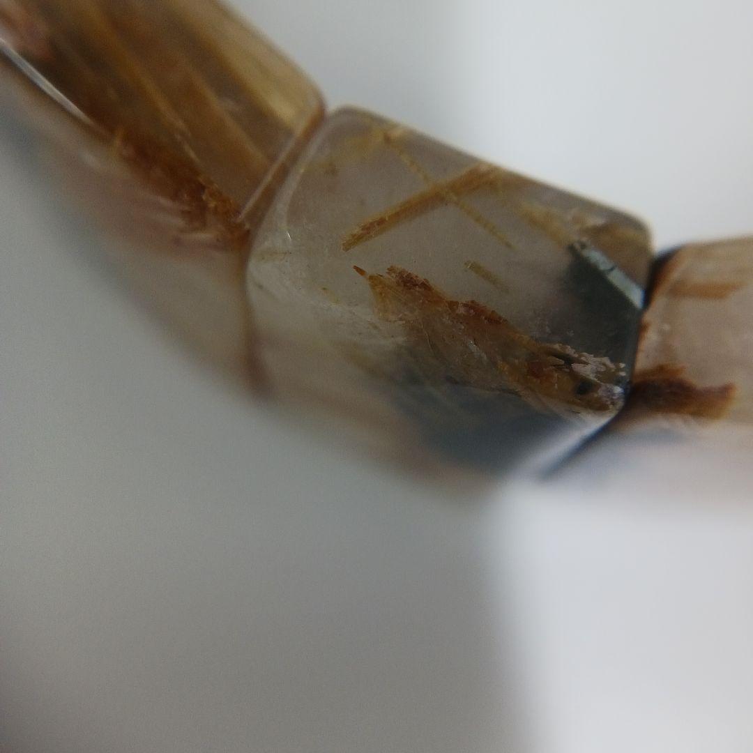 ルチルクォーツ バングル 太陽放射