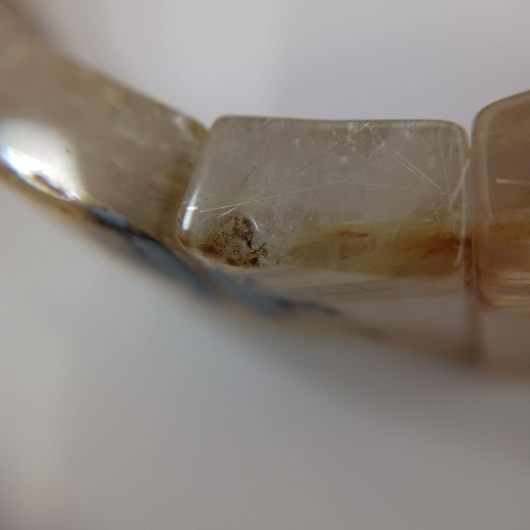 ルチルクォーツ バングル 太陽放射