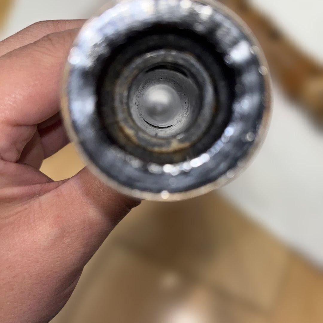 琴古流 尺八 竹治 二分割 1尺9寸 バチ型 唄口 美