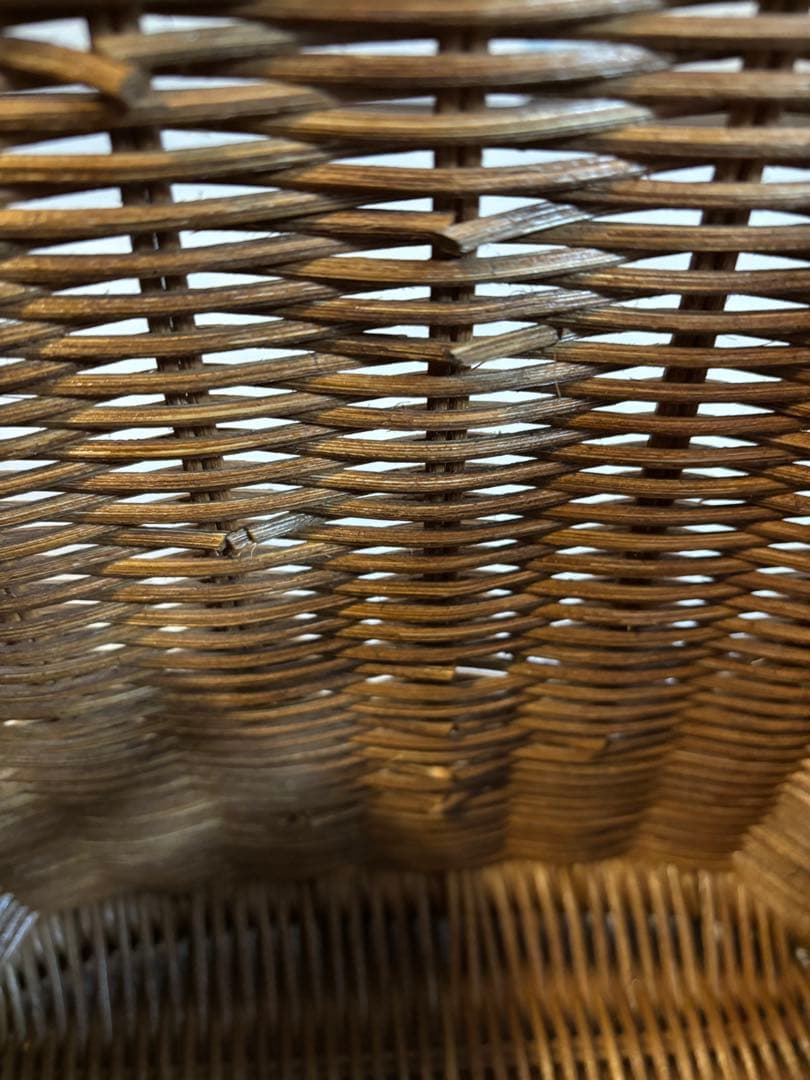 籐 脱衣かご ラタン