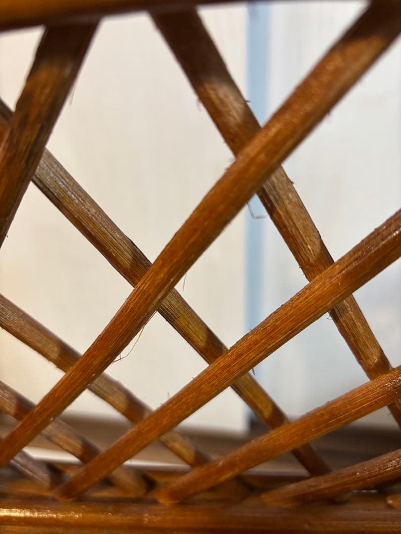 籐 脱衣かご ラタン