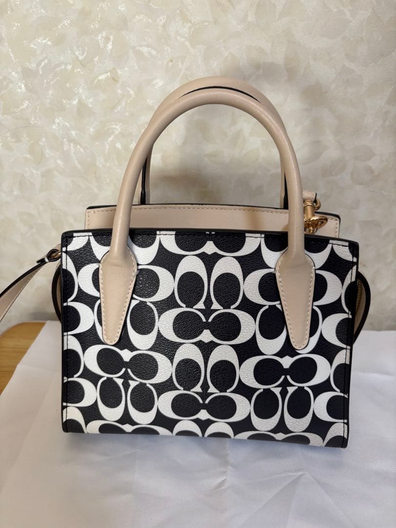 COACH アンドレア キャリーオール・シグネチャー キャンバスCP080