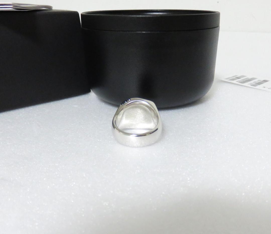 アクセサリー TOM WOOD Cushion Black Molecule Ring 54