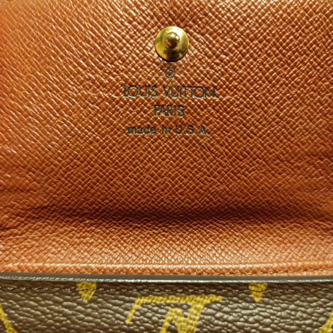 ひろ【希少】Louis Vuitton 三つ折り財布 m61652 USA