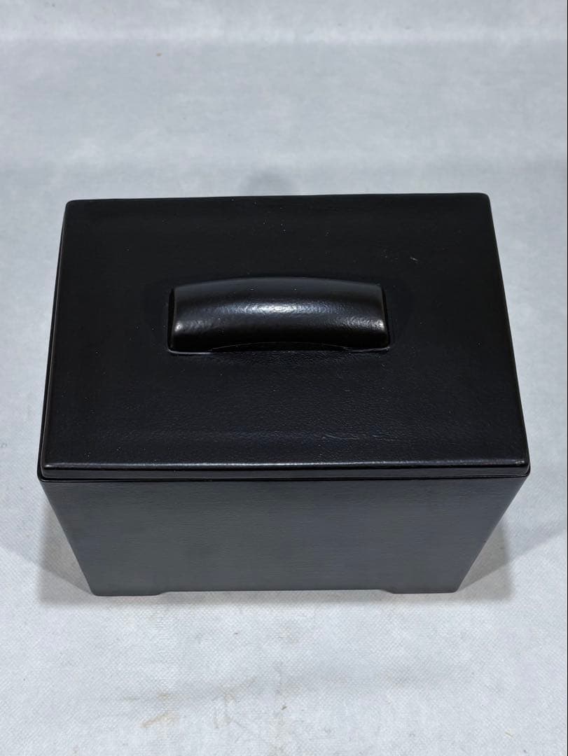 黒四方陶器製 火消壺 水屋道具 美品 茶道具 送料込