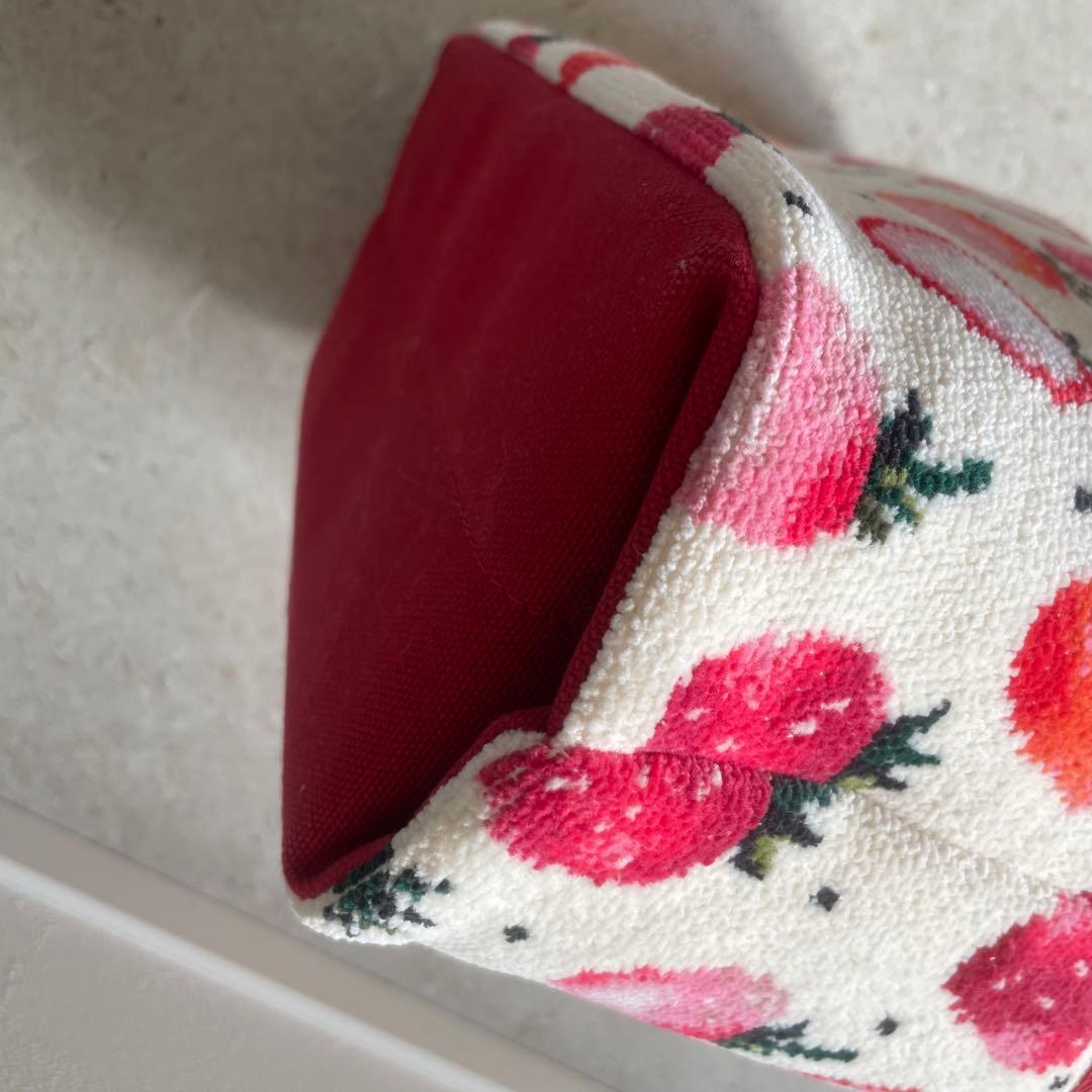 フェイラー　ストロベリードット　ベビーカーポーチ