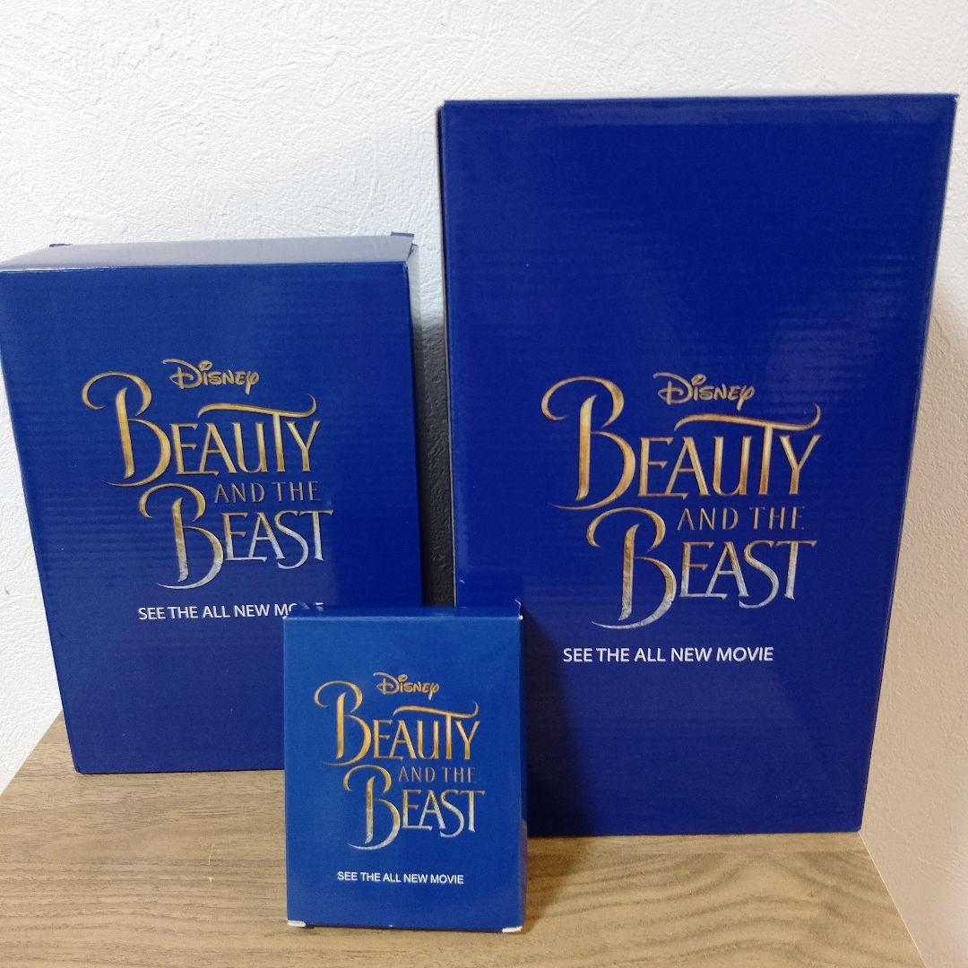 Disney 非売品美女と野獣ジュエリーボックス　ミラー　ランプ　3点レア箱付き