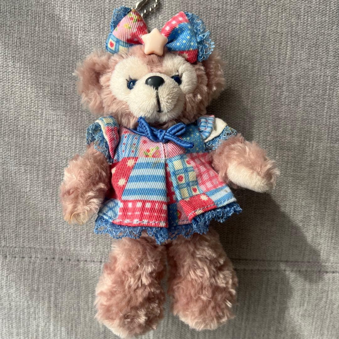 15周年 ダッフィー シェリーメイ ぬいぐるみバッジ パッチワーク