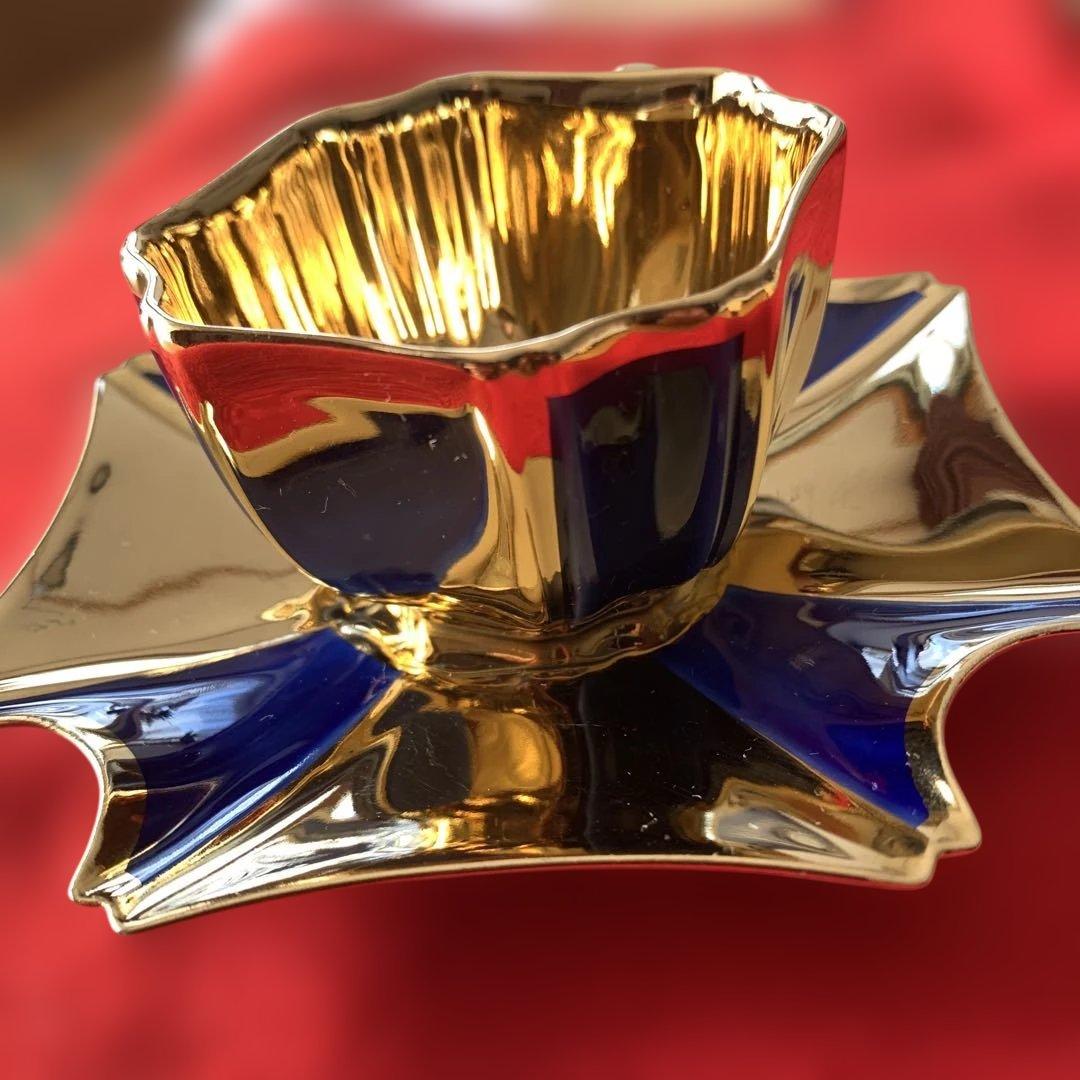 金彩飾 アンティークリモージュ復刻版 カップ&ソーサー