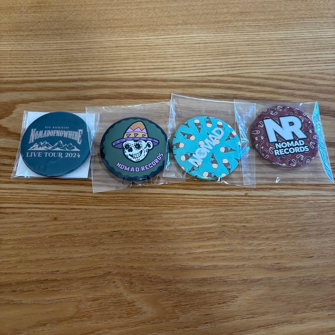 錦戸亮 NOMAD RECORDS ピンバッジセット - メルカリ