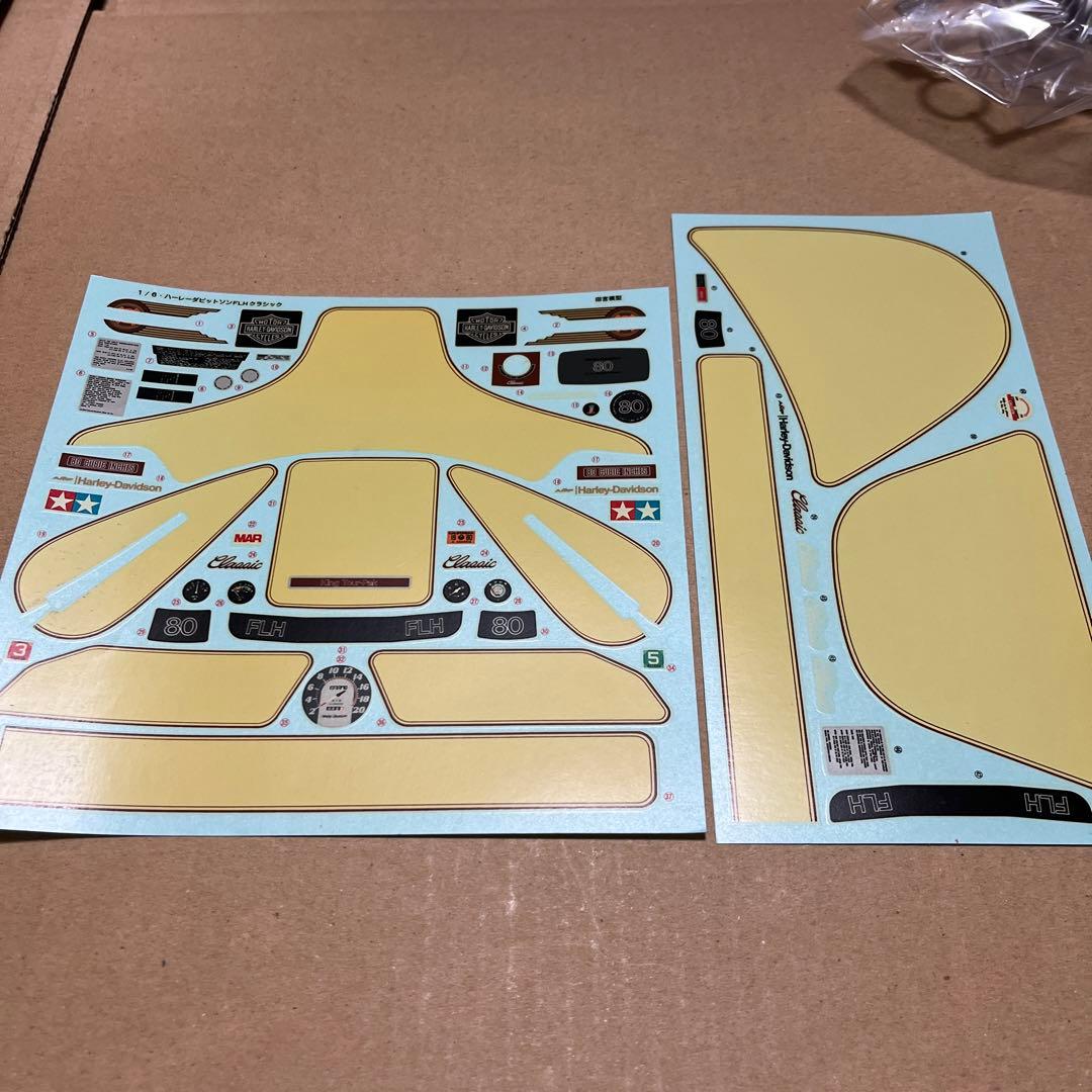内袋未開封】タミヤ 1/6 ハーレーダビットソン FLHクラシック サイドカー