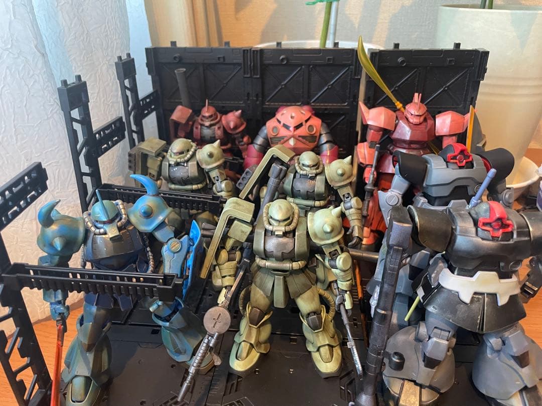 HG ガンプラ セット 複数体一部塗装、ジャンク品扱い